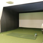 indoor golf simulator facility